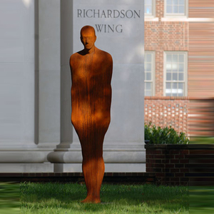 <strong>Antony</strong> Gormley's Iconic Human Form Sculpture 'YOU' | Rust Patina Art | Large-Scale Landscape Sculpture - Product Image 1