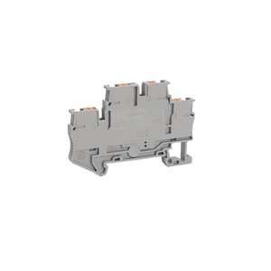 500V 22A Push-in <strong>Double</strong>-<strong>Layer</strong> PTTB2.5 <strong>Terminal</strong> <strong>Block</strong> Made of PC &amp; Nylon for Automotive <strong>Spring</strong> Applications DIN Rail Mounting - Product Image 2