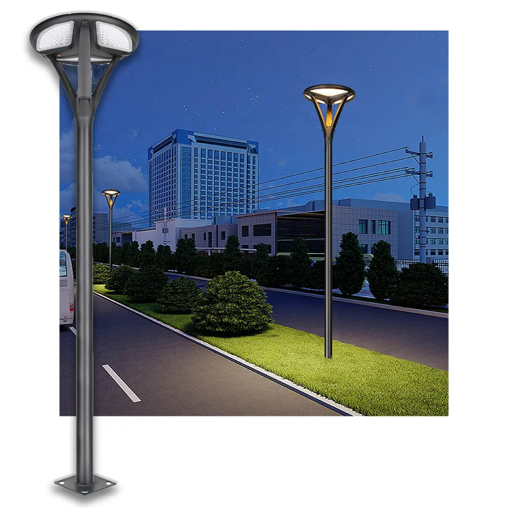 新しいデザイン40WIP65防水LEDガーデンと街路灯ソーラーパワー屋外アルミニウム照明