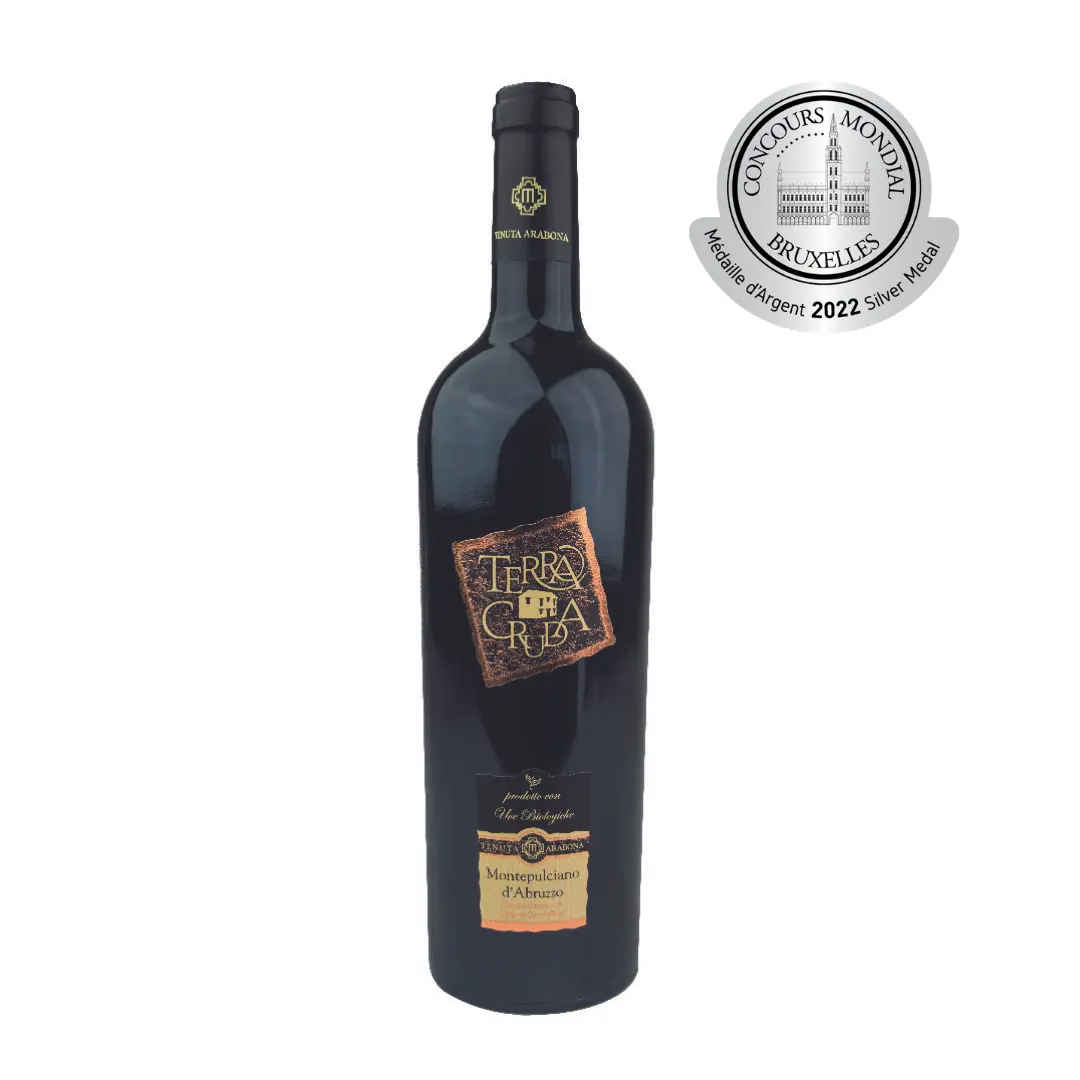 La mejor calidad italiana Bio oaked 75cl Montepulciano uvas Doc vino tinto para venta al por mayor