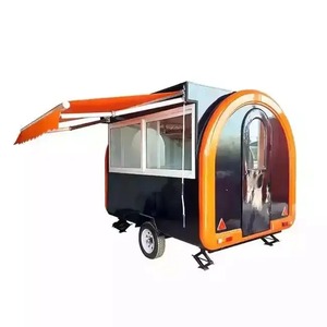 惊人的快餐拖车、拖车食品卡车、街头食品推车拖车价格低廉 - Product Image 4
