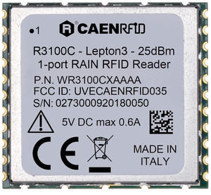 Lepton3 R3100C 25dBm FCC RAIN RFIDアクセス制御カードリーダーモジュール超コンパクトImpinj E310 SMDシリアルインターフェース - Product Image 2