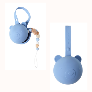 Ellepi Italian Brand Gift Set <strong>Doudou</strong> with Egg Pacifier Holder and Pacifier Clip Made with 100% Cotton and Silicone for Wholesale - Product Image 6