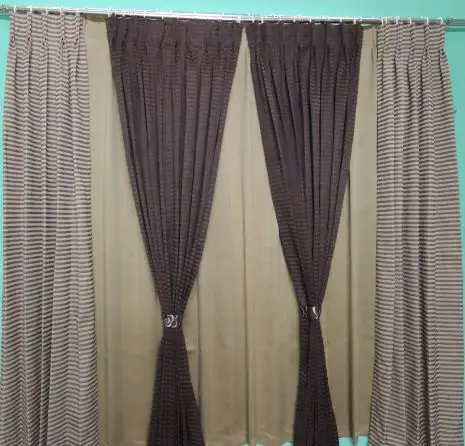 COLECCIÓN DE DISEÑADOR Cortinas contemporáneas modernas estampadas en gasa de algodón y poliéster para uso diario para el hogar a precio de fábrica