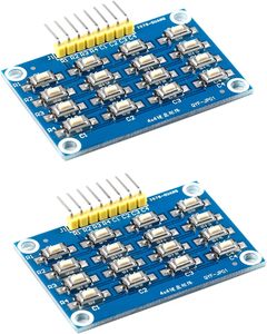 4x4 Matrix 16 Tastatur Tastatur modul MCU Micro computer Development Board 16-Tasten-Lernkarte