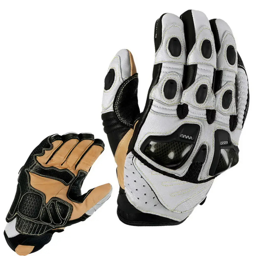 Sarung tangan balap Motocross, sarung tangan balap jari penuh layar sentuh untuk pengendara sepeda motor Pro penjualan terbaik
