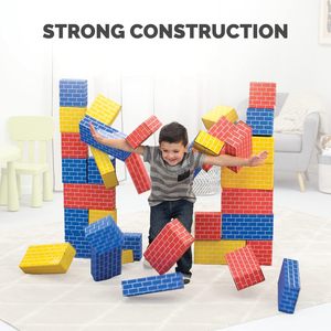 大きな段ボールビルディングブロックレンガパターン段ボールブロックセットアソートカラー段ボールビルディングブロック - Product Image 4