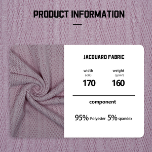 Высококачественная жаккардовая ткань 95% полиэстер 5% спандекс доступна для оптовой продажи - Product Image 3