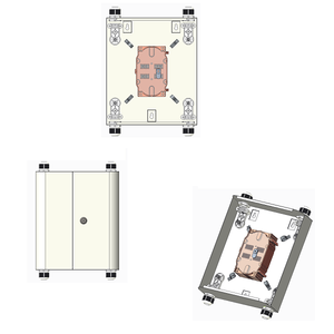 Cavo in fibra ottica scatola di immagazzinaggio con giunzione di montaggio a parete e palo di montaggio FTTH FTTX FTTB di rete tipo FC per uso Telecom - Product Image 2