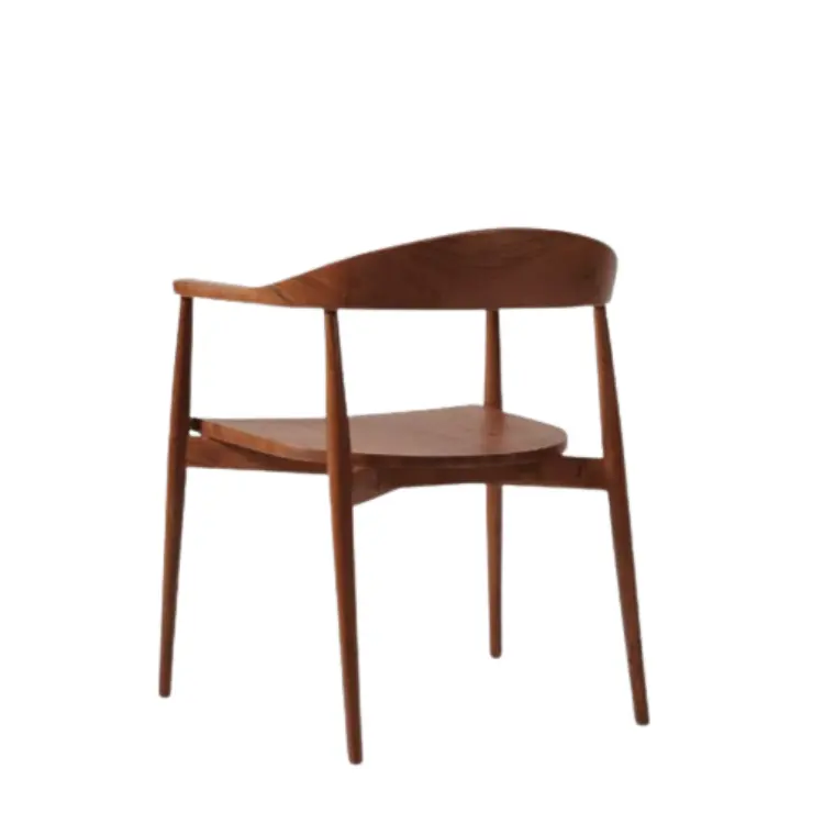 Silla de salón de madera de tela a granel, sillas de madera modernas para restaurante, silla de comedor, embalaje personalizado de Vietnam