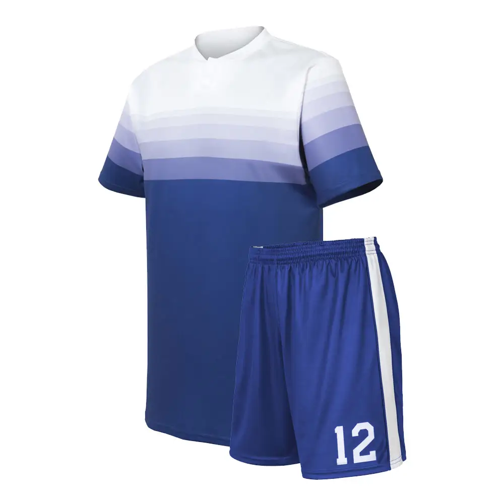 Conjunto de uniformes de fútbol de secado rápido con logotipo personalizado, ropa deportiva de fútbol, uniformes de fútbol de alta calidad, sublimación