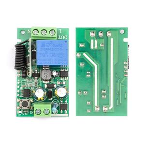 DC220V 433MHz Wireless RF interruttore di controllo remoto apprendimento DC modulo di controllo Wireless modulo di ricezione relè - Product Image 5