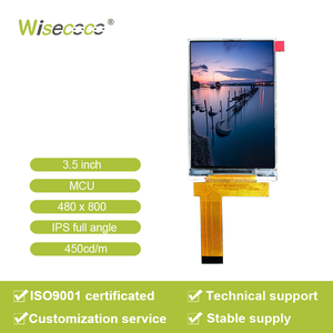 Soluzione per lo schermo dello Scanner di rete Wisecoco Display Lcd da 3.5 pollici Tft 480*800 Ips pannello dello schermo Touch opzionale - Product Image 2