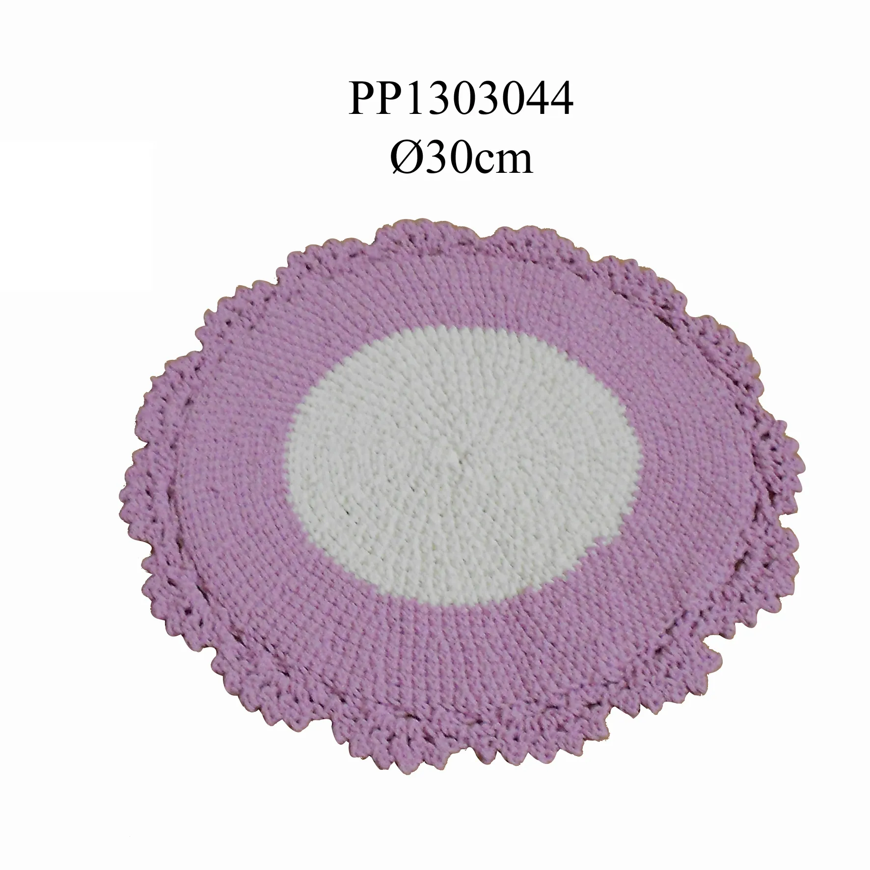 Round place mats crochê feito de crochê artesanal PP lugar esteiras novas ideias de produto 2023 sublimação espaços em branco presentes de Natal