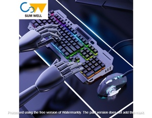Real Mechanical Feel <strong>Keyboard</strong> and Mouse Set Wired Gaming Dedicated <strong>Keyboard</strong> and Mouse <strong>Desktop</strong> Computer Notebook External - Product Image 2