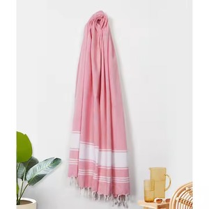 Eco-Friendly Soft &amp; Comfy Recycled Cotton Beach <strong>Towel</strong> for Beach Pool and Travel Use with Custom Packaging - Product Image 1