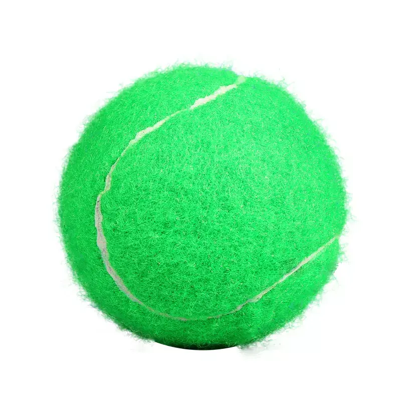 Balle de tennis élastique en caoutchouc pour animal de compagnie, jouet à mâcher pour chien, qualité supérieure, couleur personnalisée