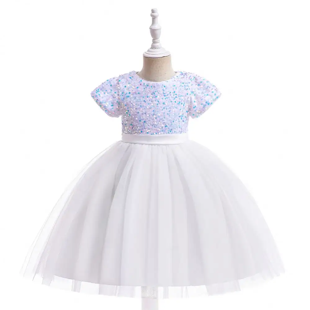 Girl's Clothing Sequin Birthday Pageant Gown Baby Girls Party Dress Princess