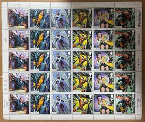 Con Bạc Catwoman Tem Bưu Chính Thư Hoàng Gia chữ nổi tiền tem UK anh Nhãn dán tem Hoàng Gia London địa danh dán tem - Product Image 5