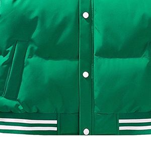 Windproof số lượng lớn Nhà cung cấp Nhà Máy Giá chấp nhận biểu tượng tùy chỉnh của nam giới Varsity puffer giải mã puffer Áo khoác bán buôn - Product Image 2