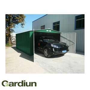 Vườn kim loại nhà để xe Oxford màu xanh lá cây với cửa bản lề 20.52 m2 | Nguồn cung cấp vườn ngoài trời | Sản phẩm đã sẵn sàng để Tàu từ Tây Ban Nha - Product Image 4