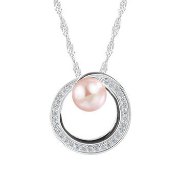 Pearl necklace (Purple)