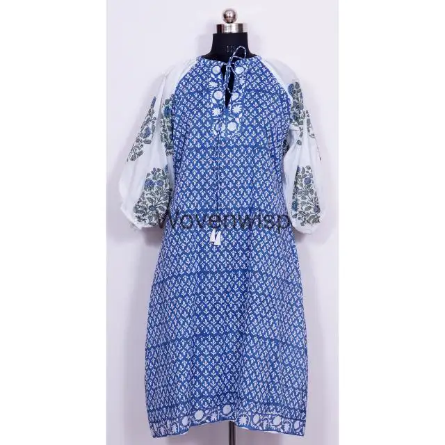 100% Cotton Phụ Nữ Mùa Hè Quần Áo Váy Cộng Với Kích Thước Hoa In Váy Ngủ Maxi Dress