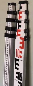 Levelling Aluminium <strong>Survey</strong> Staff. 5 m 5-sections for Laser <strong>Dumpy</strong> <strong>Level</strong>. - Product Image 1