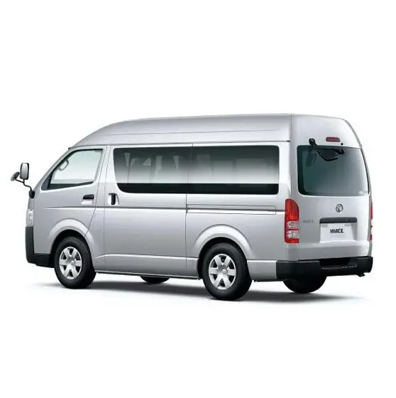 Подержанный мини-автобус 2022 Toyotaa HIACE 16 мест белого цвета-Toyota Hiace Van