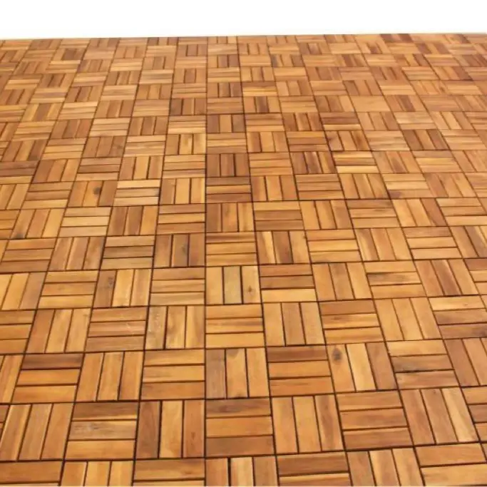 12 wooden floor are made from acacia wood with high quality products to ensure that your garden is clean  beautiful and dry