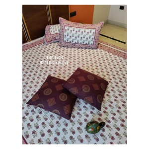 Amara & Masakali 93x108พร้อมปลอกหมอนอิงมือ2ชิ้นผ้าปูเตียงขนาดควีนไซส์พรีเมียมคอลเลกชัน AMBS013ล่าสุด - Product Image 6