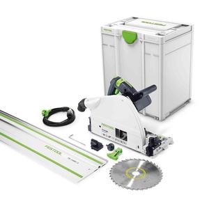 FESTOOL TS 75 ebq-Plus FS (576115) 1600W 210mm (8-1/4 ") ระบบเลื่อยวงเดือนตัดด้วยราง1400มม. - Product Image 1