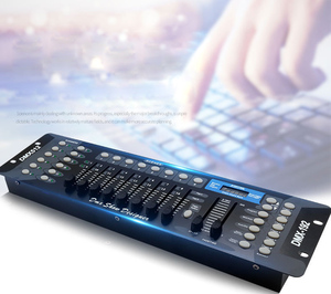 パーティーDJディスコライトショーとステージエフェクト用16チャンネルDMX512ステージライトコントローラーコンソール8A出力 - Product Image 5