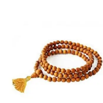 Perles de bois de santal de guérison perles spirituelles 108/perles de prière de bouddha/prière bouddhiste moine traditionnel jaapa mala