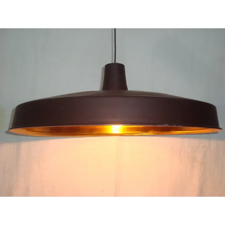 Lámpara colgante de estilo industrial, luz hecha a mano de la pieza visible por su diseño