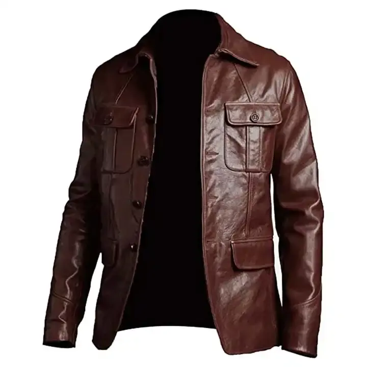 Ropa de talla grande para hombre, chaqueta cálida gruesa con cremallera, chaqueta De Cuero Erkek Mont, chaqueta De cuero, abrigo para hombre, ropa De invierno para hombre 2023