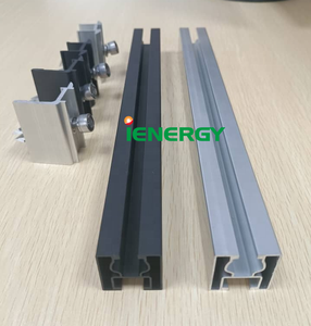 Riel de aluminio Estructura de montaje de techo Pv Riel de montaje de panel solar Riel solar de aluminio - Product Image 6