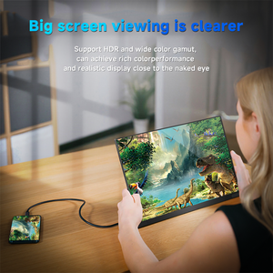 HOTUS Touch Control Portable Scree Extender 15.6&quot; 1080P Portable Monitor for Laptop Phone <strong>Mini</strong> PC Notebook <strong>Xbox</strong> PS4 PS5 Switch