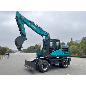 Great Condition Sunward SWE60E Thumb Original Brand Used Secondhand Excavator Hydraulic Crawler Excavators Diggers