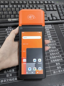 Portable Android 14 Handheld POS Terminal Printer/<strong>QR</strong> Scanner 5.5 Inch Touch Screen NFC Payment Mobile POS Order Machine <strong>WiFi</strong> USB - Product Image 2