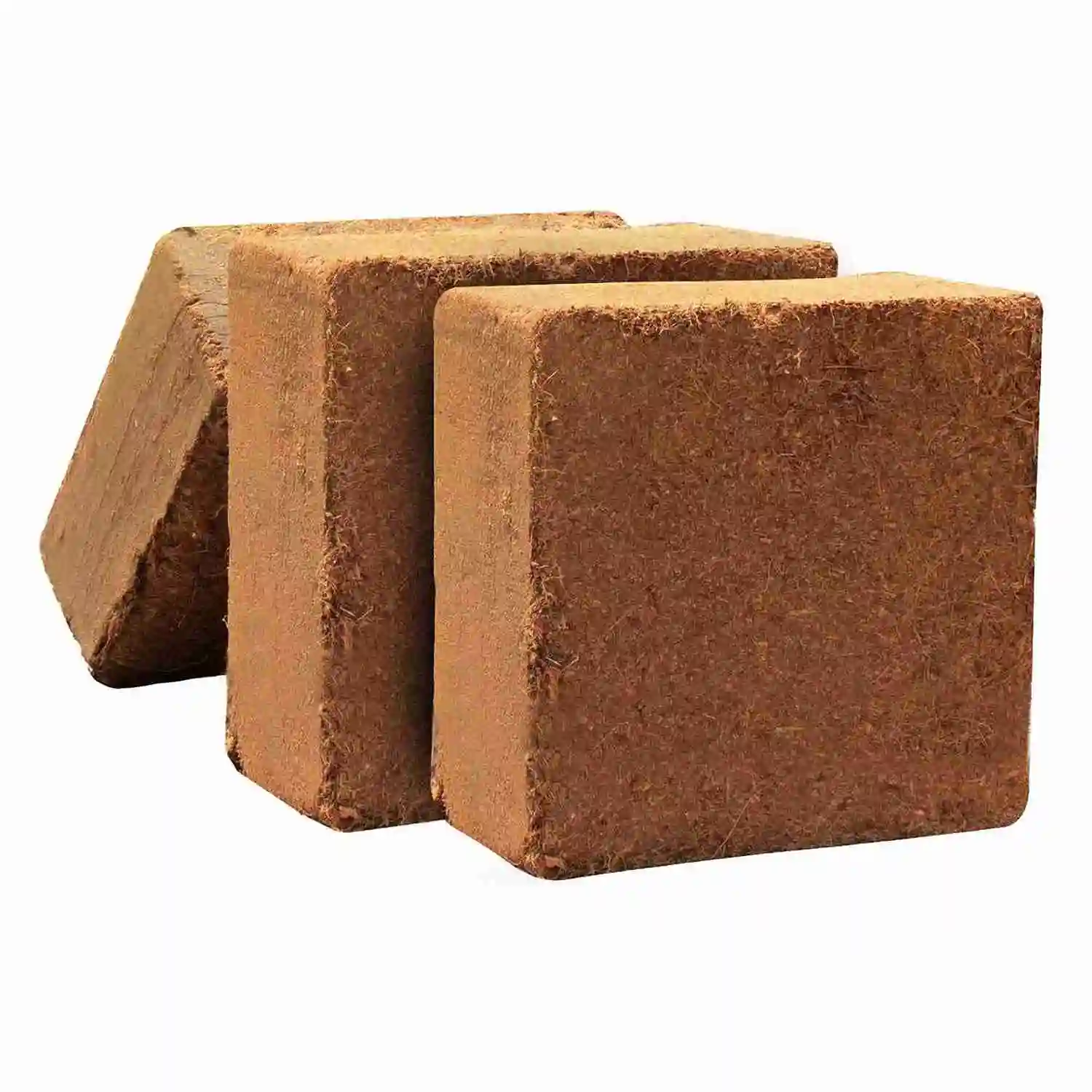 For farms, terraced garden coco peat block 5kg with low ec is used from direct suppliers India and with best price as of bulk.