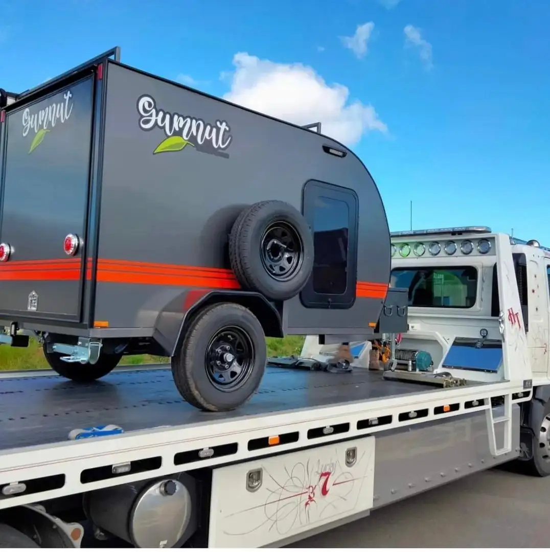 Abd, avustralya, suudi arabistan'a ihracat için hazır oldukça hafif Mini kamp römorku Teardrop Camper RV karavan