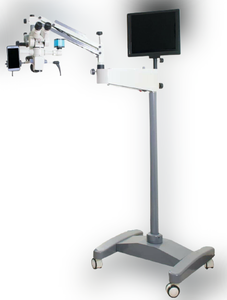 MICROSCOPIO DENTAL MULTIFUNCIÓN QUIRÚRGICO FUENTE DE LUZ LED MICROSCOPIO SOPORTE DE PISO .... - Product Image 3