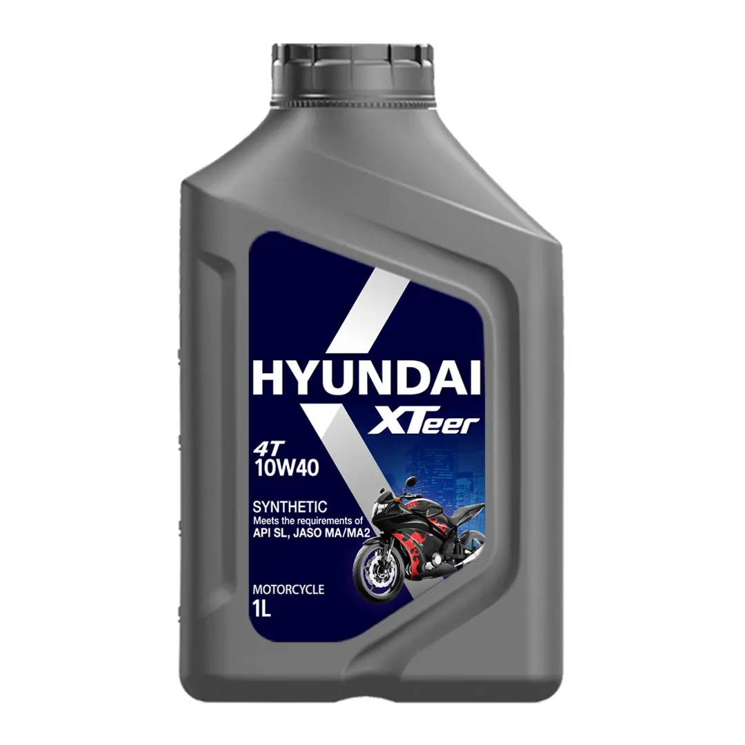 Motorcycle 4T / 10W-40, Semi Synthetic [Hyundai XTeer]