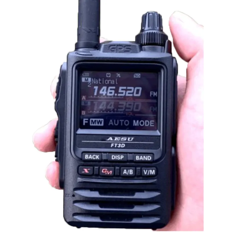 Bluetooth yaesu ft3d ft3dr 5W RF am FM Dual Band waterproof analog Digital Transceiver GPS receiver specs accessories ham radio