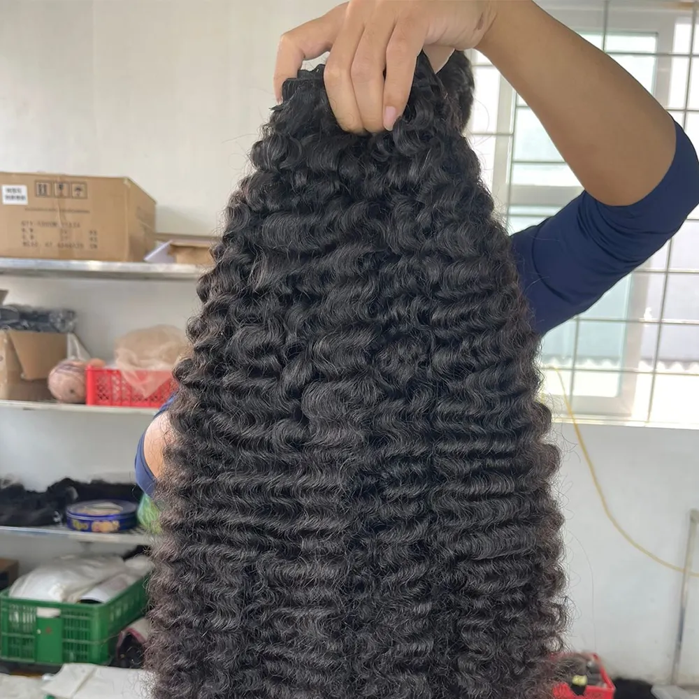 Venta al por mayor original de ganchillo estilos de pelo a granel barato virgen corto birmano rizado brasileño paquetes de cabello humano teje