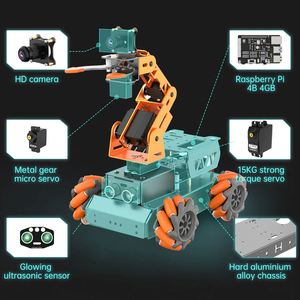 MasterPi AI <strong>Robot</strong> Open Source Smart <strong>Robot</strong> Car with Mecanum Wheel <strong>Robot</strong> Arm without Motherboard SD Card - Product Image 5
