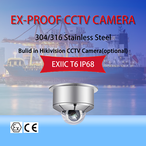 カメラPTZWifi広角レンズ産業用セキュリティ使用2MP12X防爆防錆ミニPTZIRドームカメラ - Product Image 3
