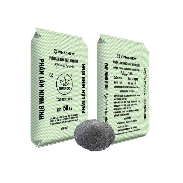 Engrais de phosphate de magnésium fusionné de sable bon prix complète l'engrais pour les plantes emballage personnalisé fabricant du Vietnam