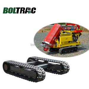 Tùy chỉnh khung gầm bánh xích thép cao su theo dõi khung gầm cho giàn khoan - Product Image 6